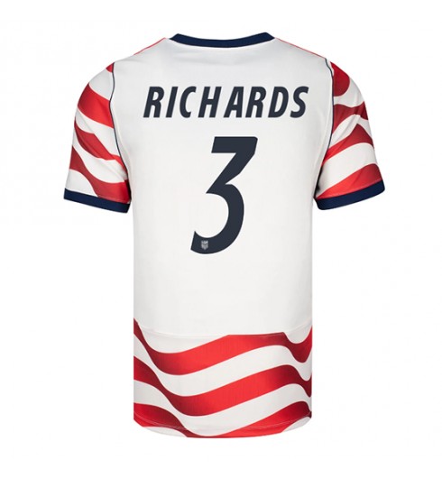 Yhdysvallat Chris Richards #3 Kotipaita MM-kisat 2026 Lyhythihainen Yhdysvallat Chris Richards #3 Kotipaita MM-kisat 2026 Lyhythihainen